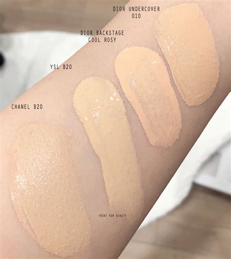 dior backstage foundation shade comparison|dior backstage foundation 2.5n.